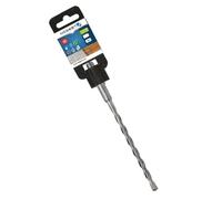 Högert Technik - Broca profesional SDS+ hormigón BX2 8 x 400 mm | 2 filos, para taladrar en ladrillo, piedra, cerámica, hormigón y hormigón armado.