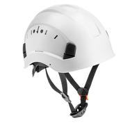 Högert Technik - Casco de protección Diemel para Grandes Alturas, Color Blanco, Talla EN 397:2012 + A1:2012, con Orificios de ventilación, Banda para el Sudor, Correa de 6 Puntos, Correa de Barbilla