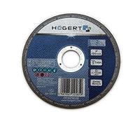 Högert Technik disco de corte metal 125 mm, extrafino 1,0 mm, amoladora angular 125 x 1,0 x 22,23 mm para acero e inox, corte preciso sin rebabas, EN 12413, 1 unidad
