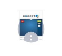 Högert Technik Discos de lija perforados para barniz y masilla ø150 mm #400 5 unidades HT8D150