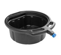 HÖGERT TECHNIK Drenaje de aceite de 16 l, recipiente de plástico resistente a los productos químicos, con asas, embudo, a prueba de fugas, duradero, ideal para el coche