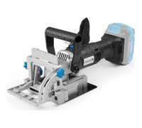 HÖGERT TECHNIK Fresadora de Ranuras a Batería 18V OneAccuSystem, motor sin escobillas, unión de láminas para MDF, contrachapado y madera maciza, 0-11000 RPM, mango suave, sin batería