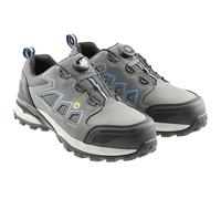 Högert Technik, Fulde Sicherheitsschuhe Lace System S3s Sr Fo ESD Grau/Blau, Calzado de Seguridad Hombres, Gris Azul, 42 EU