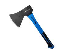 HÖGERT TECHNIK Hacha Universal 1000 g con Mango de Fibra de Vidrio, para Partir y Cortar, Hoja endurecida 47-55 HRC, Mango ergonómico Antideslizante, DIN 5131