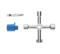 Högert technik ht1w760 service box key, acero, azul, gris