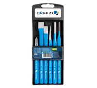 Högert Technik, HT3B710 - Juego de 6 cinceles, punzonadores e impulsores de esplín