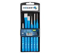 Högert Technik, HT3B710 - Juego de 6 cinceles, punzonadores e impulsores de esplín