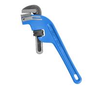 Högert Technik - Llave de tubo Stillson, curvada 350 mm, 14 pulgadas, alicates para bomba de agua para profesionales y bricolaje, reparación de tuberías de alcantarillado o calefacción