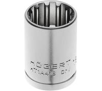 HÖGERT TECHNIK - Llave de vaso de 1/2" 21 mm de acero al cromo vanadio, para TORX, spline, hexagonal, métrico e imperial, mate, DIN 3124
