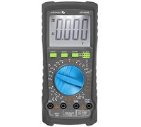 Högert Technik - Multímetro digital hasta 2000 V/400 mA I NCV I Termopar I Pantalla LCD I Revestimiento de goma I Ergonómico y compacto I Incluye cable de medición I HT1E606