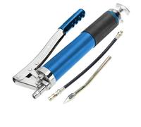 HÖGERT TECHNIK Pistola de engrase 10000 PSI, manual 600 g, con palanca y tubo de presión, dosificación precisa, manguera para lubricación sencilla