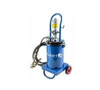 Högert Technik - Pistola neumática para engrasar 12 l | Depósito de acero | Bomba neumática de llenado de grasa | 300-400 Bar - HT4R795