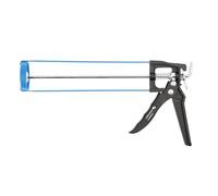 Högert Technik - Prensa de cartuchos - Jeringa de silicona para procesar todos los cartuchos de 310 ml de estanqueidad y adhesivo - Pistola de calafateo - Fuerza de presión: 1500 N