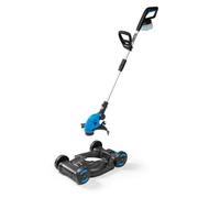 HÖGERT TECHNIK Recortadora de Césped 3 en 1 a Batería 18V OneAccuSystem, con Plataforma de Ruedas, cortadora Trimmer y bordeadora inalámbrica para Cuidado del jardín, césped y senderos, sin batería
