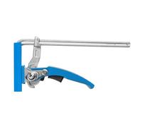Högert Technik - Sargento de Palanca de 160 mm, Sargento Carpintero, Fuerza de Sujeción hasta 2050 N, Sargentos de Apriete, Carraca de Bloqueo, Regulación Rápida de la Fuerza de Presión - HT3B941