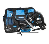 HÖGERT TECHNIK Set sierra de calar pendular a batería 18V brushless, con batería 4,0 Ah, cargador rápido 4A y bolsa de herramientas, 0-2600 RPM, carrera 26 mm, 4 niveles de oscilación, LED