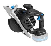 HÖGERT TECHNIK Sierra circular a batería 18V, motor sin escobillas, inalámbrica, 0-5000 RPM, disco 165 mm, ajustes sin herramientas, LED, sin batería, protector de aluminio, ideal para madera y tablas