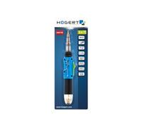 HÖGERT TECHNIK Soldador de gas 3 en 1, 220 W, encendido piezoeléctrico, soldador (400 °C), quemador (1300 °C), Senge (550 °C), butano-propano, compacto, ergonómico, 40 minutos de autonomía