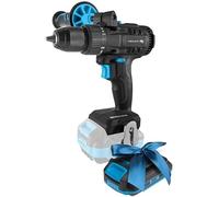 HÖGERT TECHNIK Taladro atornillador a batería sin escobillas 18V, 80 Nm de par, portabrocas 13 mm, 20+1 niveles de par, iluminación LED, engranaje metálico + PROMO batería 2,0 Ah