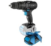 HÖGERT TECHNIK Taladro percutor a batería 18V, 50 Nm de par, portabrocas Auto-Lock 13 mm, 21+1+1 niveles de par, iluminación LED, engranaje metálico + PROMO batería 2,0 Ah