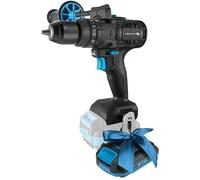 HÖGERT TECHNIK Taladro percutor a batería sin escobillas 18V, 100 Nm de par, portabrocas 13 mm, 23 ajustes de par, iluminación LED, engranaje metálico + PROMO batería 2,0 Ah