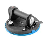 Högert Technik - Ventosa con batería de 200 mm con manómetro, aspirador de batería Heavy Duty Ventosa, carga: 150 kg, ventosa se utiliza al transportar cristales de ventana, objetos lisos y baldosas