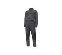 HÖGERT TECHNIK WURNITZ Mono de trabajo Traje de protección Traje de montaje Hombre Stretch tejido TWILL 220g/m² Refuerzos OXFORD elementos reflectantes gris oscuro Talla 3XL (58)