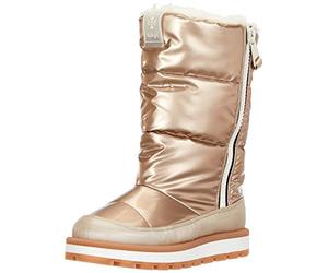 HÖGL Aprés Ski, Botas a la Altura de Rodilla Mujer, Lightbronce, 37.5 EU Ancho