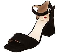 HÖGL Beatrice, Sandalias de tacón Mujer, Negro, 34.5 EU X-Ancho