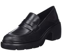 HÖGL Brad, Mocasín Penny Mujer, Negro, 41.5 EU X-Ancho