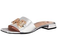 HÖGL Florence, Sandalias de tacón Mujer, Plata, 34.5 EU X-Ancho