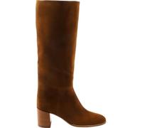HÖGL Jess, Botas Altas hasta la Rodilla Mujer, Caqui, 41 EU X-Ancho