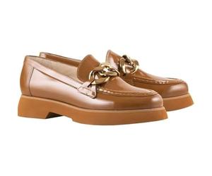 HÖGL Stacy, Mocasín Penny Mujer, Brown, 35 EU X-Ancho