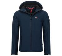 Höhenhorn Altus - Chaqueta de softshell para hombre, impermeable, transpirable, cálida, con forro polar, azul oscuro., XXL