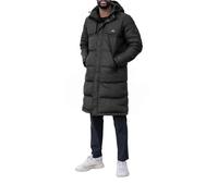 Höhenhorn Bannalp Abrigo de Invierno para Hombre Chaqueta de Plumón Abrigo Acolchado Largo Forrado RDS Certificado Plumón y Plumas con Capucha Extraíble, Negro, XXL