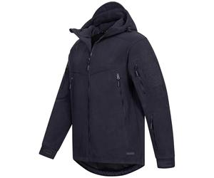 Höhenhorn Biferten - Chaqueta de forro polar militar para hombre con capucha, azul oscuro, 3XL