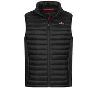 Höhenhorn Dolden - Chaleco híbrido para hombre, chaqueta acolchada deportiva, Negro , M