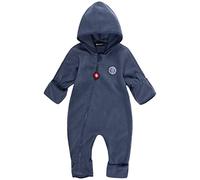 Höhenhorn Ibex - Mono de forro polar para bebé con capucha, azul oscuro, 3 mes