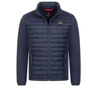 Höhenhorn Kaprun Chaqueta híbrida para hombre, acolchada, chaqueta deportiva Softshell, azul oscuro, S