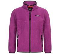 Höhenhorn Leggon - Chaqueta polar con cremallera completa para niños, niños y niñas, para actividades al aire libre, morado y negro, 164