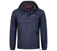 Höhenhorn Lepon - Chaqueta para hombre tipo windbreaker, anorak, chaqueta de entrenamiento con bolsillo en el pecho, talla S a 3XL, azul oscuro, XXL