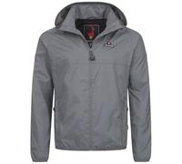 Höhenhorn Rigi Impermeable con capucha para hombre, ideal para practicar actividades de ocio al aire libre, gris, 5XL
