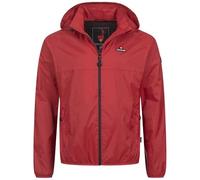 Höhenhorn Rigi - Impermeable con capucha para hombre, para practicar actividades de ocio al aire libre, rojo, S