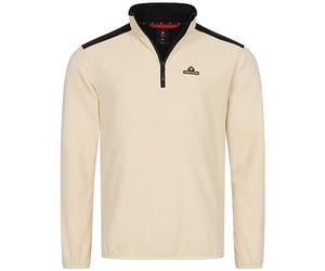 Höhenhorn Skyja Jersey de invierno y otoño de microfibra polar para hombre, sudadera con cremallera media, beige, XL