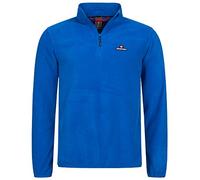 Höhenhorn Skyja Sudadera de invierno de forro polar para hombre, sudadera cálida con media cremallera, azul, XL