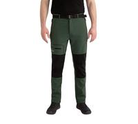 Höhenhorn Trekmaster Pantalones de senderismo para hombre, Softshell, invierno, snowboard, forrados, verde, M