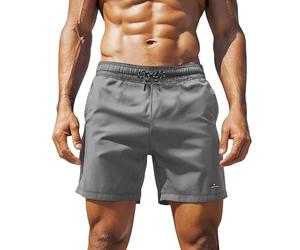 Höhenhorn Wellenmaster - Bañador para hombre, de secado rápido, bañador de natación, gris, M
