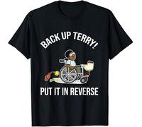 Hoek Funny Fashion Printed Back up Terry Put It in Reverse Cute Black T Shirt Men's 100% Cotton Crew Neck(XX-Large)