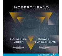 Spano / Rivera – Hölderlin-Lieder / Sonata Four Elements – CD – Importación USA – NAXOS