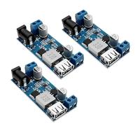 Hoembpn - Convertidor de paso abajo de tensión DC-DC 24V/12V a 5V 5A Buck Converter Módulo Carga USB, Fuente de alimentación Transformador Regulador de bajador para Raspberry Pi, Arduino, Teléfono